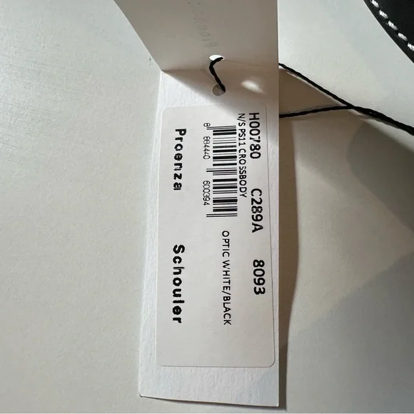 Proenza Schouler PS11 Convertible Box Bag Leather Black White NWT Auth - Picture 8 of 9